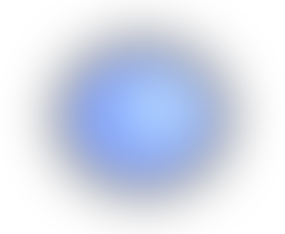 Blurred blue light