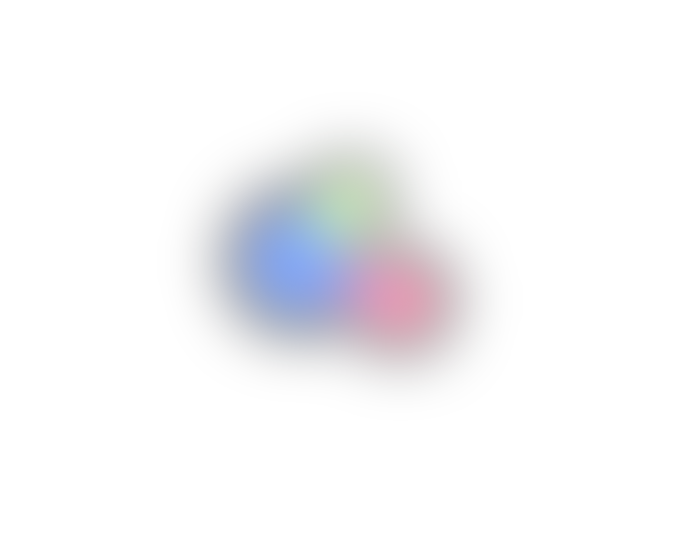 Small cluster of blurred lights