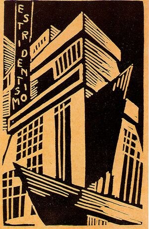 Estridentista woodcut