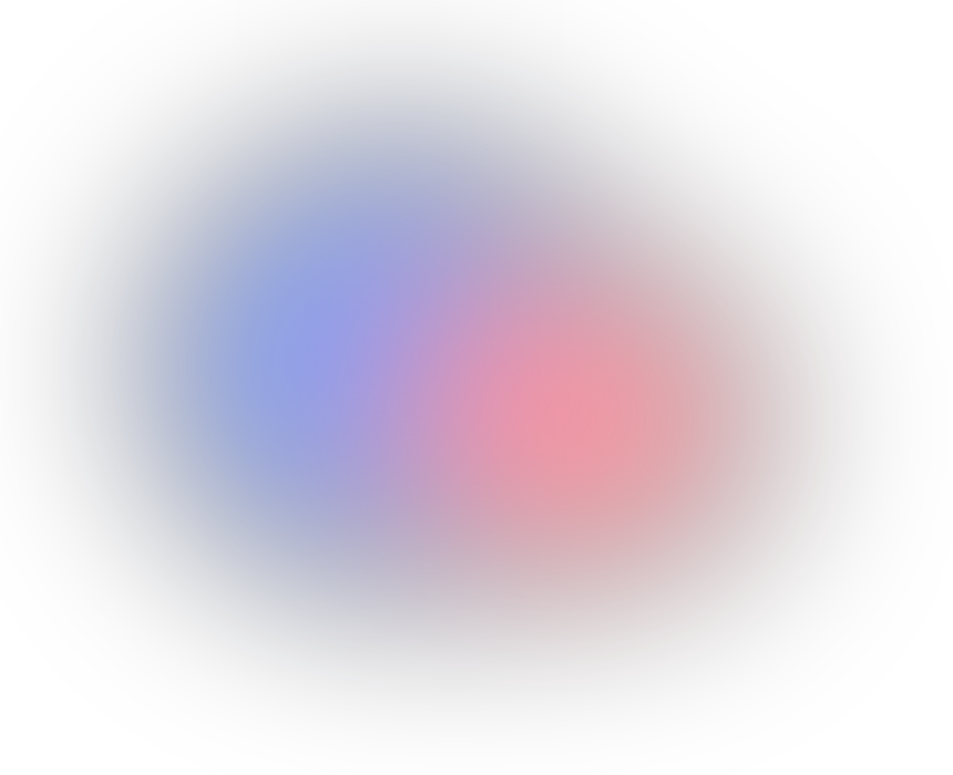 Blurred blue and red light