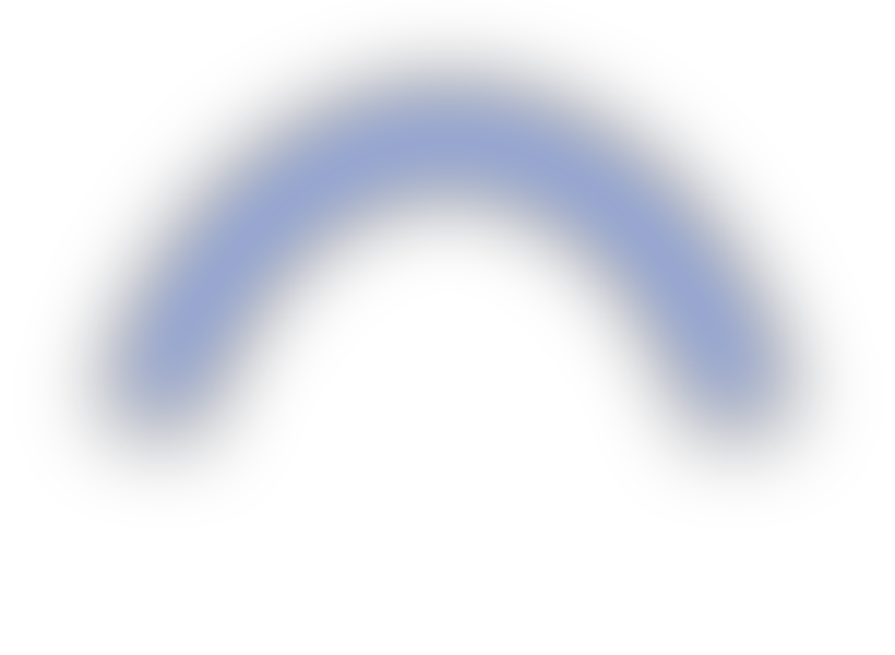 Blurred blue arc